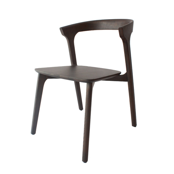 Arc Line Solid Wood Dining Chair