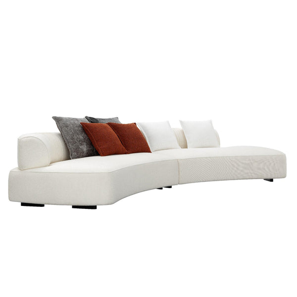 Serpentine Modern Curve Sofa
