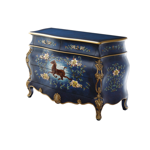 Midnight stallion Decorative Cabinet